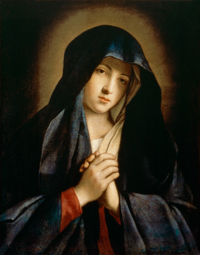 The Madonna in Sorrow van Il Sassoferrato