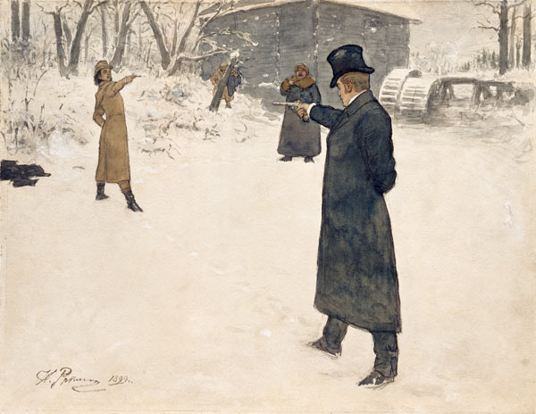 Pushkin / Eugene Onegin / Illust. /Repin van Ilja Efimowitsch Repin