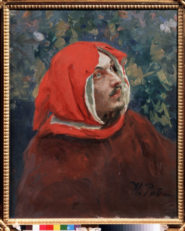 Dante Alighieri (1265-1321) van Ilja Efimowitsch Repin