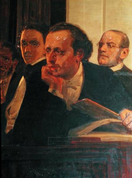 Michal Kleopas Oginski (1765-1833), Frederic Chopin (1810-49) and Stanislaw Moniuszko (1819-72), fro van Ilja Efimowitsch Repin
