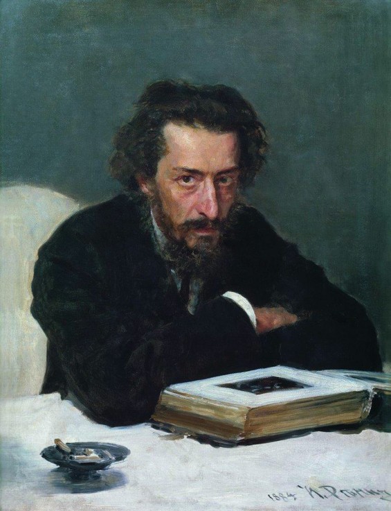 Portrait of composer Pavel Ivanovich Blaramberg van Ilja Efimowitsch Repin