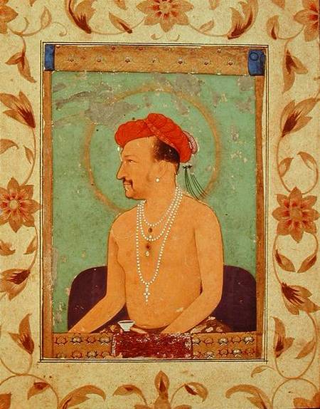 Emperor Jahangir (1569-1627) van Indian School