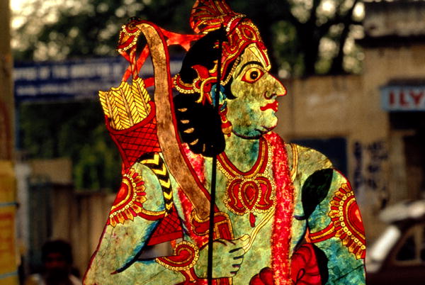 Figure of the God Rama  van Indian School