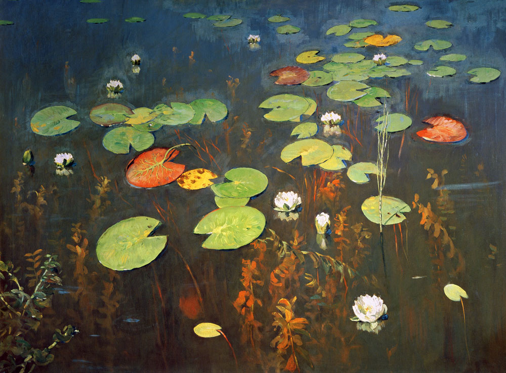 Water Lilies van Isaak Iljitsch Lewitan