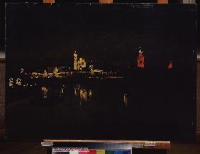 Illumination of the Moscow Kremlin