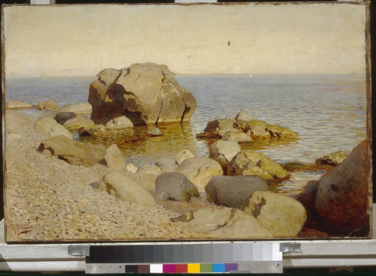 Seashore. The Crimea van Isaak Iljitsch Lewitan