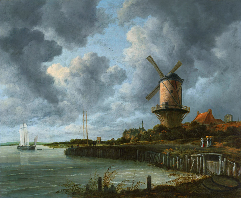 De molen bij Wijk bij Duurstede - Jacob van Ruisdael van Isaak van Ruisdael