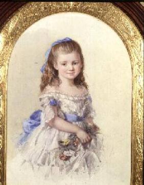 Portrait of Winifred Mary Bombass, aged ten
