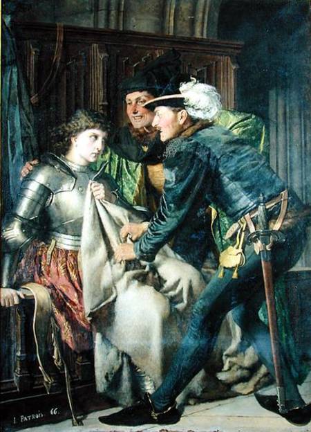 Joan of Arc (1412-31) Insulted in Prison van Isidore Patrois