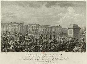 The Execution of Louis XVI in the Place de la Revolution on 21 January 1793