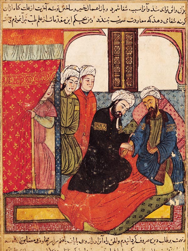 F.111 A Medical Consultation, from 'The Book of Kalila and Dimna' from 'The Fables of Bidpay' van Islamic School