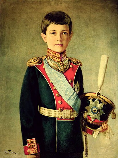 Portrait of Tsarevitch Alexei Nikolaevich; van Israel Abramovich Pass