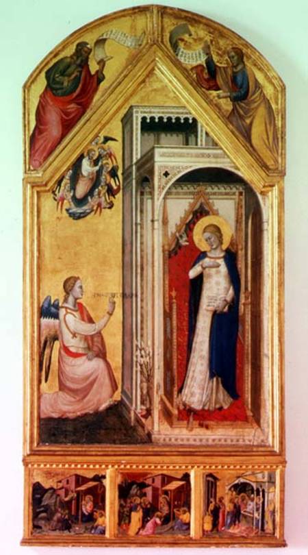 The Annunciation van Scuola pittorica italiana