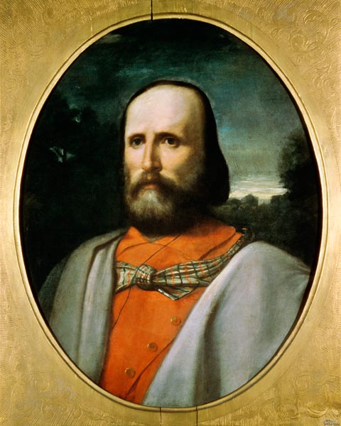 Portrait of Giuseppe Garibaldi (1807-82) van Scuola pittorica italiana