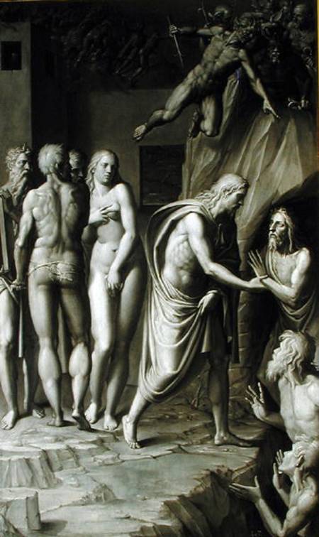 Christ in Limbo van Scuola pittorica italiana