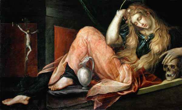 The Magdalene van Scuola pittorica italiana