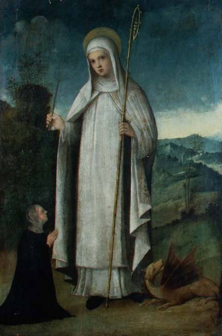St. Margaret van Scuola pittorica italiana