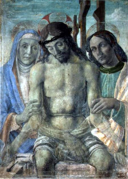 Pieta (panel) van Scuola pittorica italiana