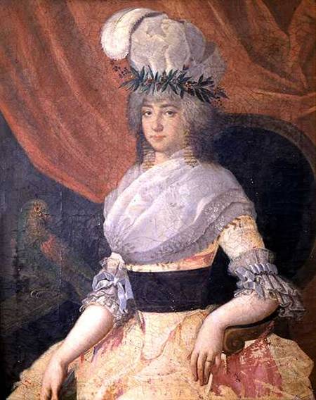 Portrait of Elizabeth Sophie Ghibellini van Scuola pittorica italiana