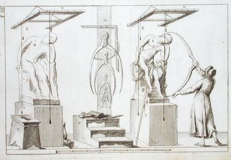 A Sculptor's Studio van Scuola pittorica italiana