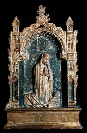 Madonna and Child within a Tabernacle