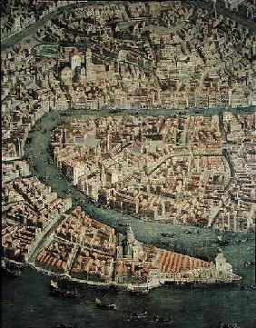 Perspective plan of Venice