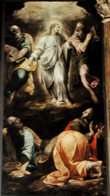 The Transfiguration of Christ from the organ van Scuola pittorica italiana