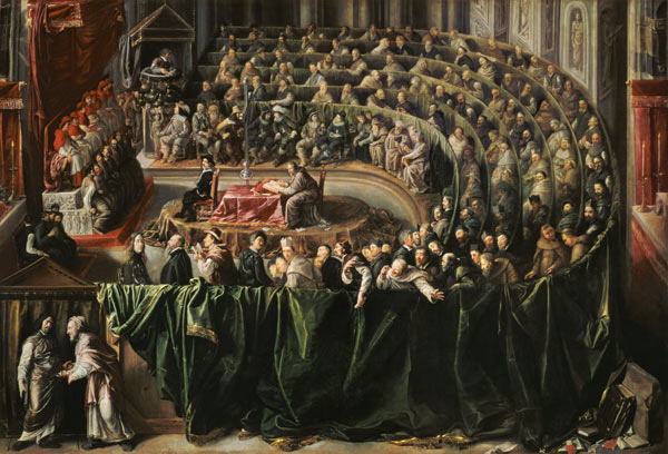 Trial of Galileo van Scuola pittorica italiana