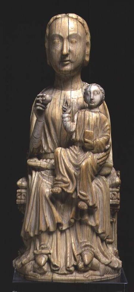 Virgin and Child, statuette van Scuola pittorica italiana