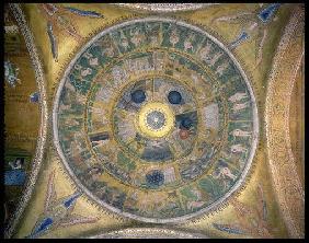 The Creation of the World, from the Genesis Cupola in the atrium (mosaic)