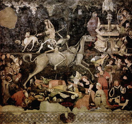 The Triumph of Death (fresco) van Italian School, (15th century)