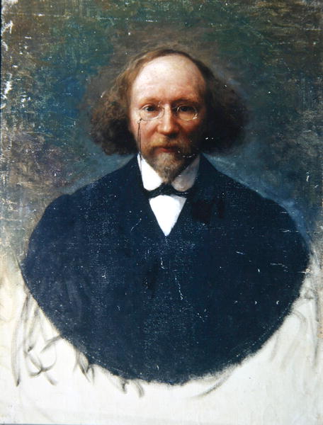 Portrait of the author Vyacheslav Ivanov, c.1910 (oil on canvas)  van Ivan Kirillovich Parkhomenko