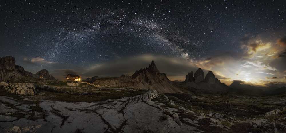 Galaxy Dolomites van Ivan Pedretti