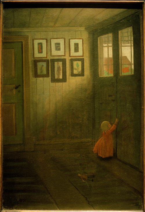 Das Mädchen an der Türe van Ivar Axel Henrik Arosenius
