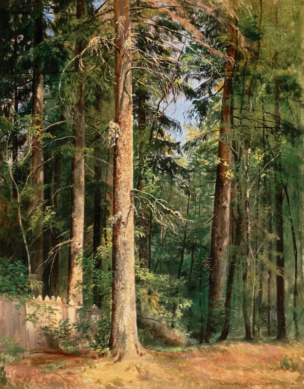 I.I.Shishkin, Forest, 1892 van Iwan Iwanowitsch Schischkin