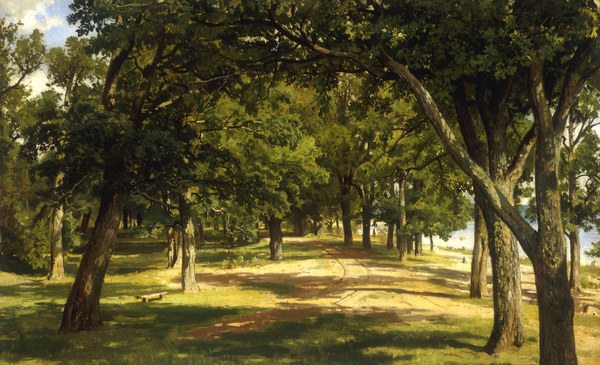 I.I.Shishkin, Wood Glade, 1889 van Iwan Iwanowitsch Schischkin