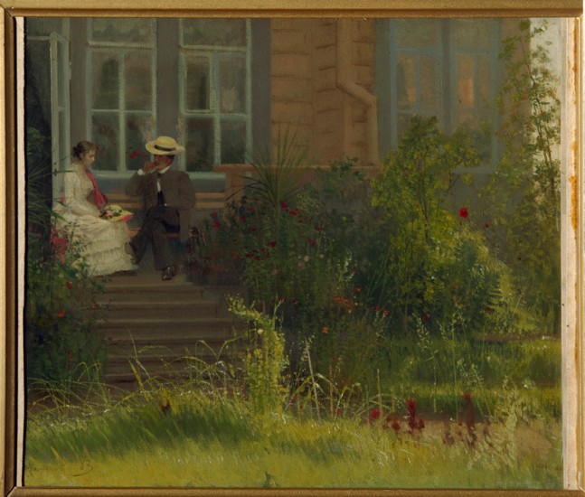 Artist's Dacha at Siverskaya van Iwan Nikolajewitsch Kramskoi