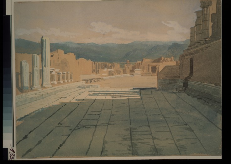 Pompeii van Iwan Nikolajewitsch Kramskoi