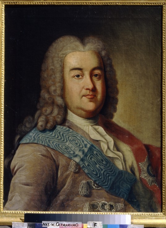 Portrait of Prince Alexey Mikhailovich Cherkassky van Iwan Petrowitsch Argunow