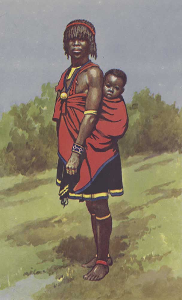 Native woman, Empangiri District van J. Macfarlane