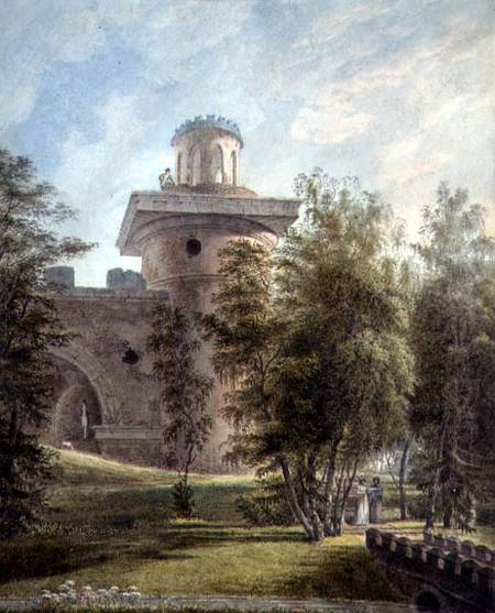 View of the Picturesque Park and Observatory at Tsarskoye Selo van J. Tearnof