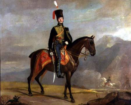 Captain William Drummond (1796-1881) 10th Hussars van J. Watson