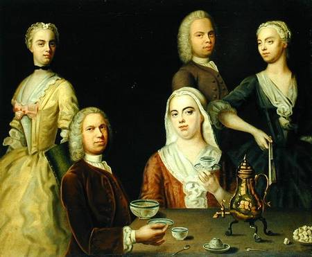 The Denner Family van Jacob Denner