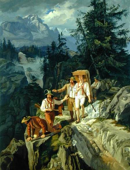 Tirolese Smugglers van Jacob Gensler