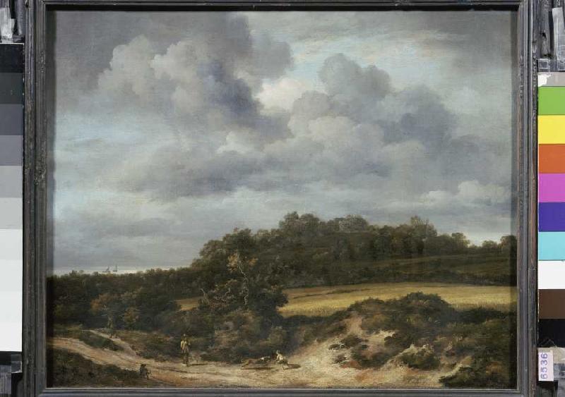 Das Kornfeld. van Jacob Isaacksz van Ruisdael
