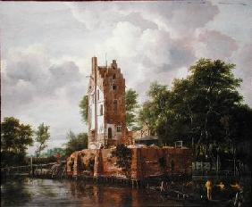 View of Kostverloren Castle on the Amstel