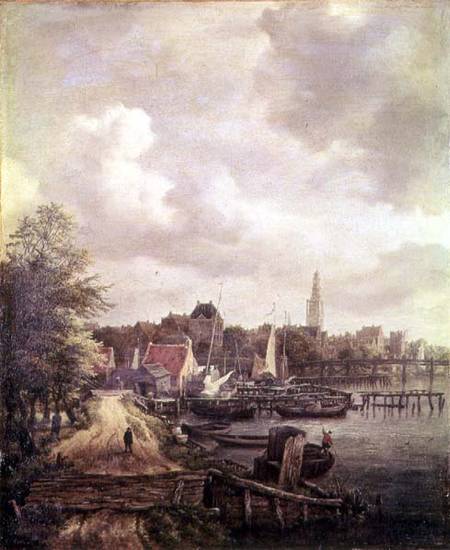 View of Amsterdam van Jacob Isaacksz van Ruisdael