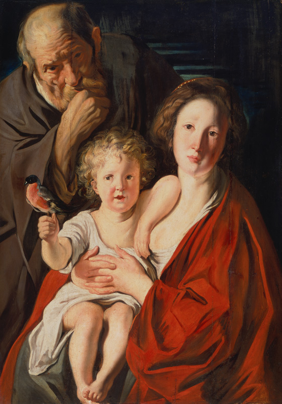 The Holy Family van Jacob Jordaens