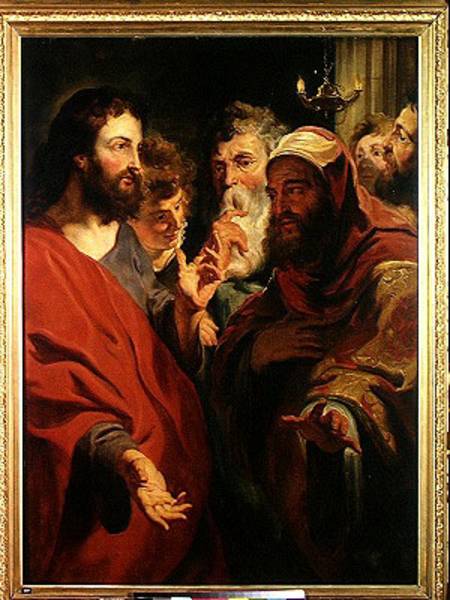 Christ Instructing Nicodemus van Jacob Jordaens
