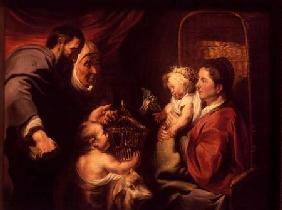 The Virgin and Child with SS Zacharias, Elizabeth and John the Baptist